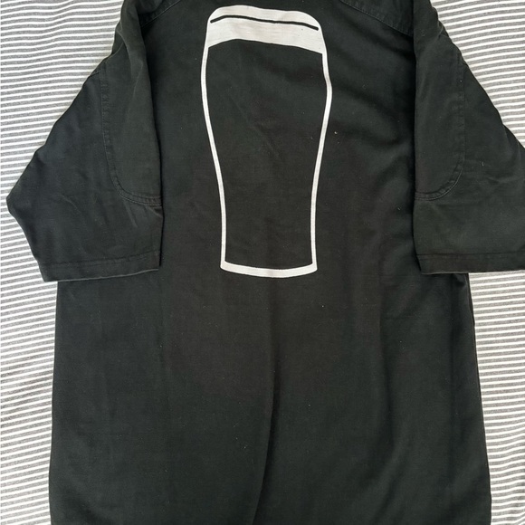 Vintage Kooga London Irish Rugby Union shirt short sleeve black/ beige men's M - Picture 10 of 14